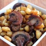 Oven Roasted Potatoes & Mushrooms