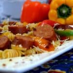 Easy Cajun Sausage Pasta