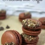 Chocolate French Macaron Recipe with Toffee