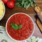 Homemade Marinara Sauce - Tomato Basil