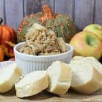 One of my favorite things about fall is this delicious Caramel Apple Butter Recipe spread over a nice piece of whole grain toast. - Teaspoon Of Goodness