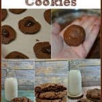 For all the chocolate lovers out there, these Hot Fudge Homemade Cookies are an amazing choice for a bedtime snack with a warm glass of milk. - Teaspoon Of Goodness