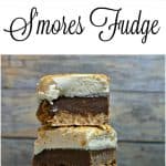 The delicious combination of chocolate, Graham crackers and marshmallow makes this S'mores Fudge a new recipe to include in your candy making this year! - Teaspoon Of Goodness