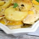 This easy Lemon Chicken Piccata Casserole is a wonderful change from our classic chicken piccata recipe. An all in one dish including potatoes makes this an easy meal to serve to a crowd. - Teaspoon of Goodness