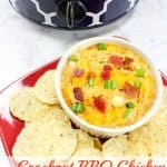 I am a huge fan of this Crockpot BBQ Chicken Wing Dip Recipe. BBQ is one of my favorite flavors, and this recipe makes it tons of fun for parties or snacking. - Teaspoon of Goodness