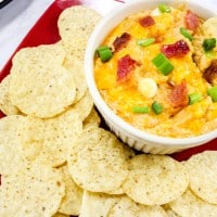 I am a huge fan of this Crockpot BBQ Chicken Wing Dip Recipe. BBQ is one of my favorite flavors, and this recipe makes it tons of fun for parties or snacking. - Teaspoon of Goodness