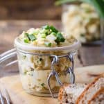 Egg Salad has long been a favorite for lunchboxes, ladies teas, baby showers, and birthday parties. It whips up in minutes, is frugal and easy to make, and is high in protein. - Teaspoon of Goodness