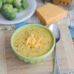 Creamy Cheesy Broccoli Soup is a classic meal that everyone loves. I, especially, love that kids will eat broccoli easily when in this delicious soup. - Teaspoon of Goodness