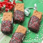Nutella S'Mores Christmas Cookies combine a wonderful classic marshmallow treat with a favorite chocolate hazelnut spread makes these something for kids and adults. - Teaspoon of Goodness