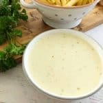 I love Creamy Pasta Sauce, it's the definition of comfort food. It's best served over al' dente penne noodles with a side of fresh veggies. When the day is almost over and we are about ready to sit down as a family and have dinner, everyone loves the days I make my homemade Creamy Pasta Sauce.