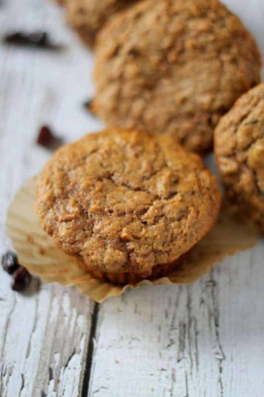 Apple Cinnamon Whole Wheat Muffins