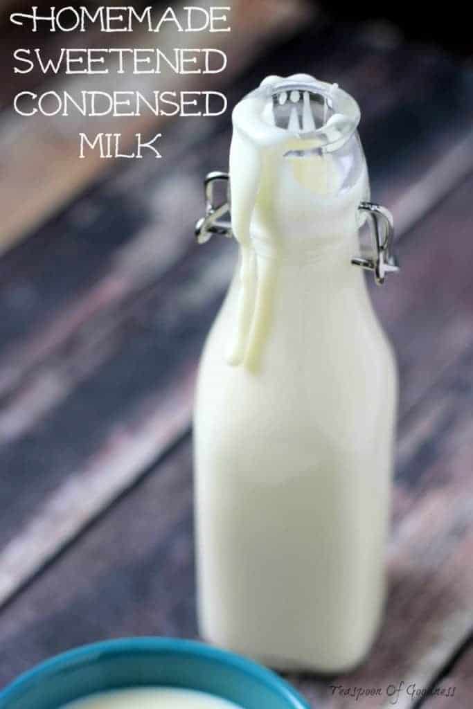 Homemade Sweetened Condensed Milk Recipe