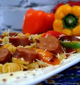 Easy Cajun Sausage Pasta