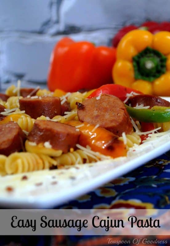 Easy Cajun Sausage Pasta