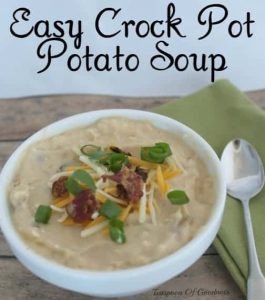 Easy Crockpot Potato Soup