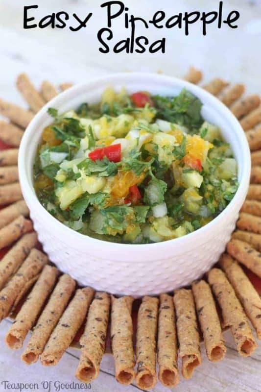 Easy Pineapple Salsa