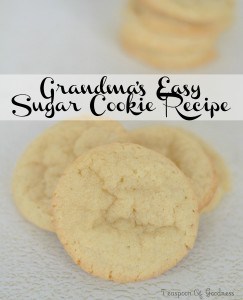 Grandma's Easy Sugar Cookie Recipe 4