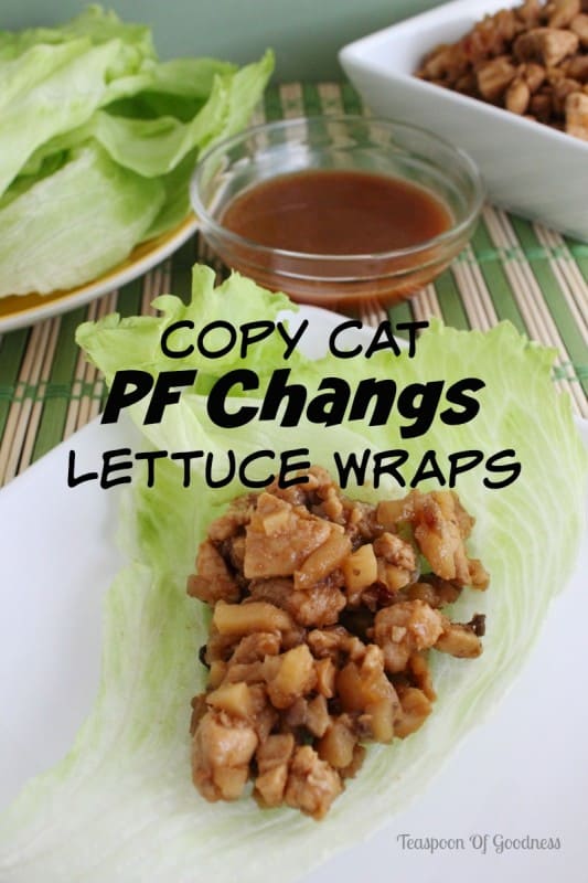 PF Changs Lettuce Wraps