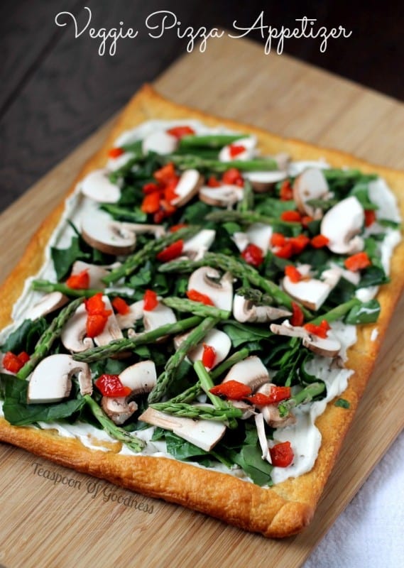 Veggie Pizza Appetizer Recipe