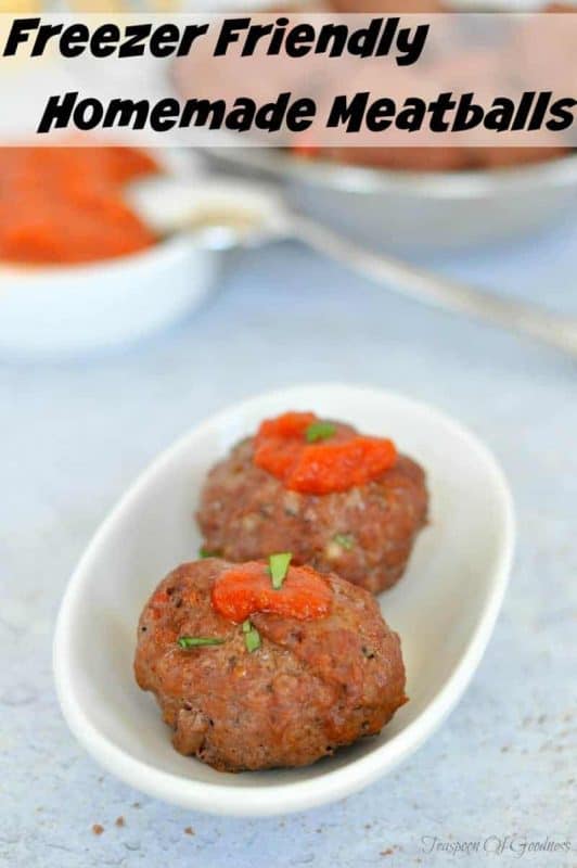 Freezer Friendly Meatball Recipe