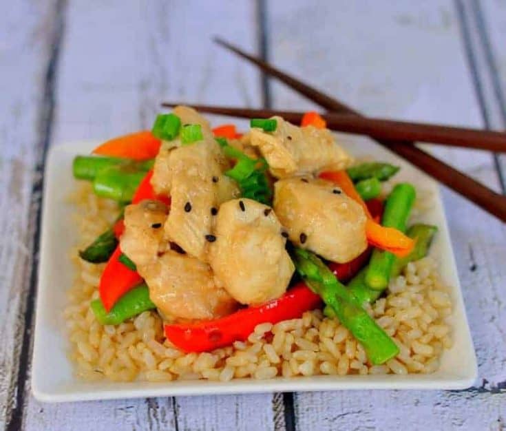 Ginger Chicken Stir Fry