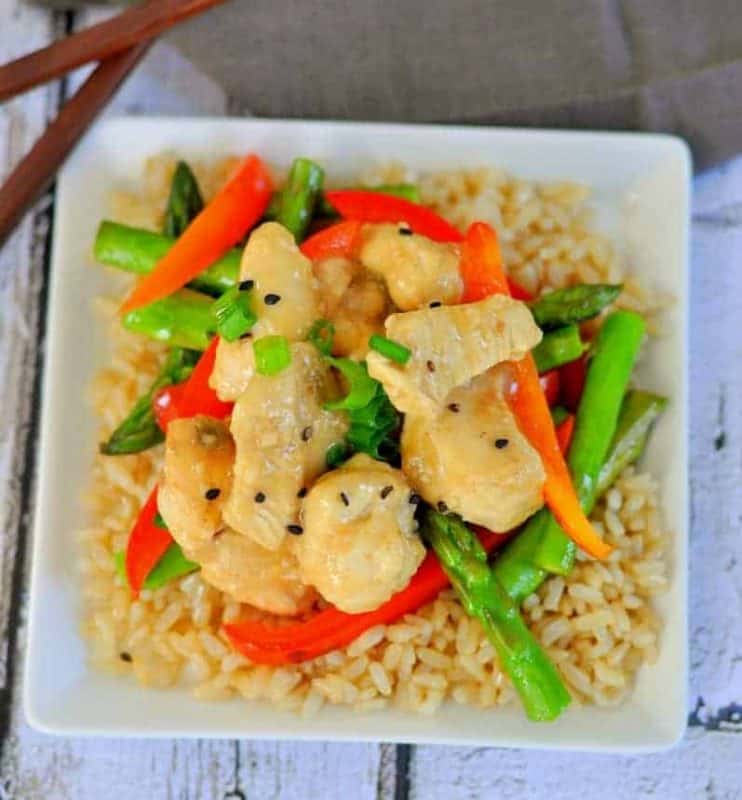 Ginger Chicken Stir Fry