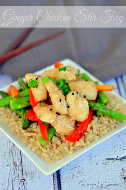 Ginger Chicken Stir Fry