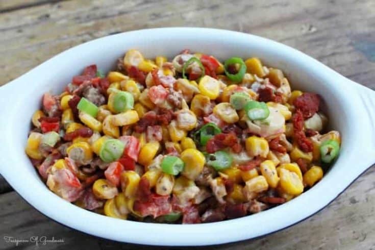 Toasted Corn Salad with Bacon