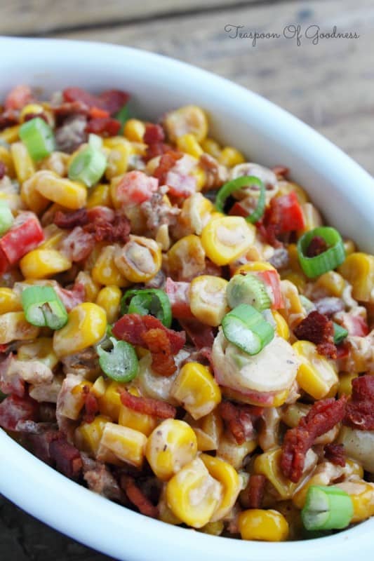 Toasted Corn Salad with Bacon