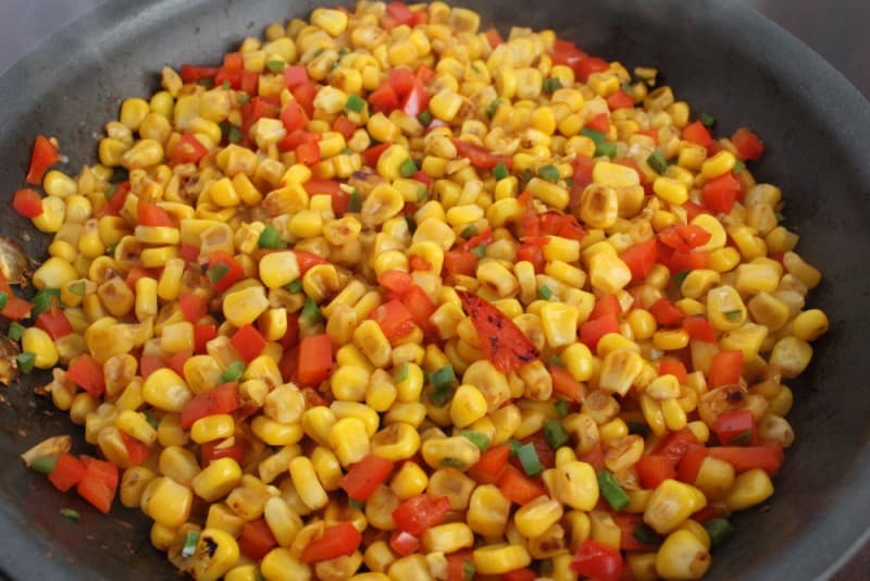 Toasted Corn Salad with Bacon