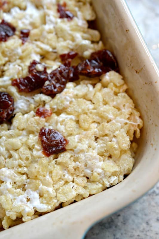 Cherry Rice Krispie Treats