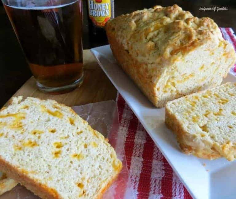 Easy Cheddar Beer Bread Teaspoon Of Goodness