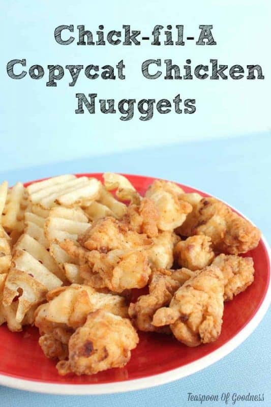 Copycat Chick fil A Nugget Recipe 