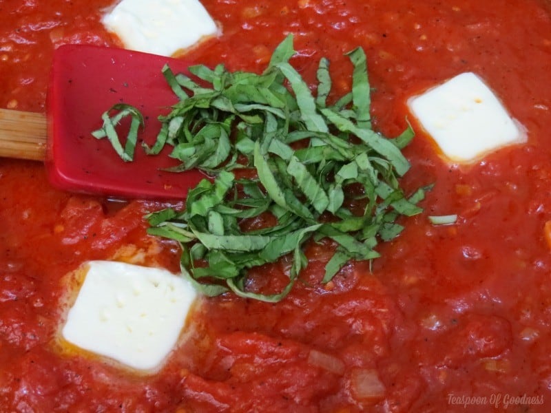 Homemade Marinara Sauce - Tomato Basil 