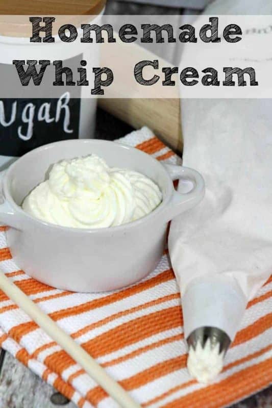 Homemade Whip Cream