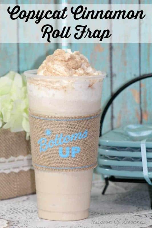 Starbucks Copycat Cinnamon Roll Frap