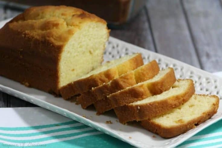 Easy Homemade Pound Cake