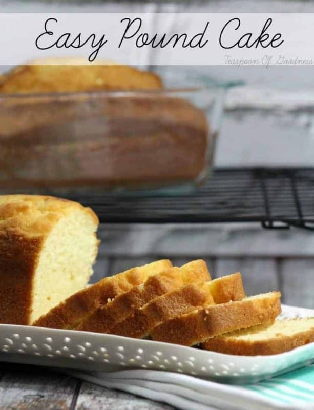 Easy Homemade Pound Cake