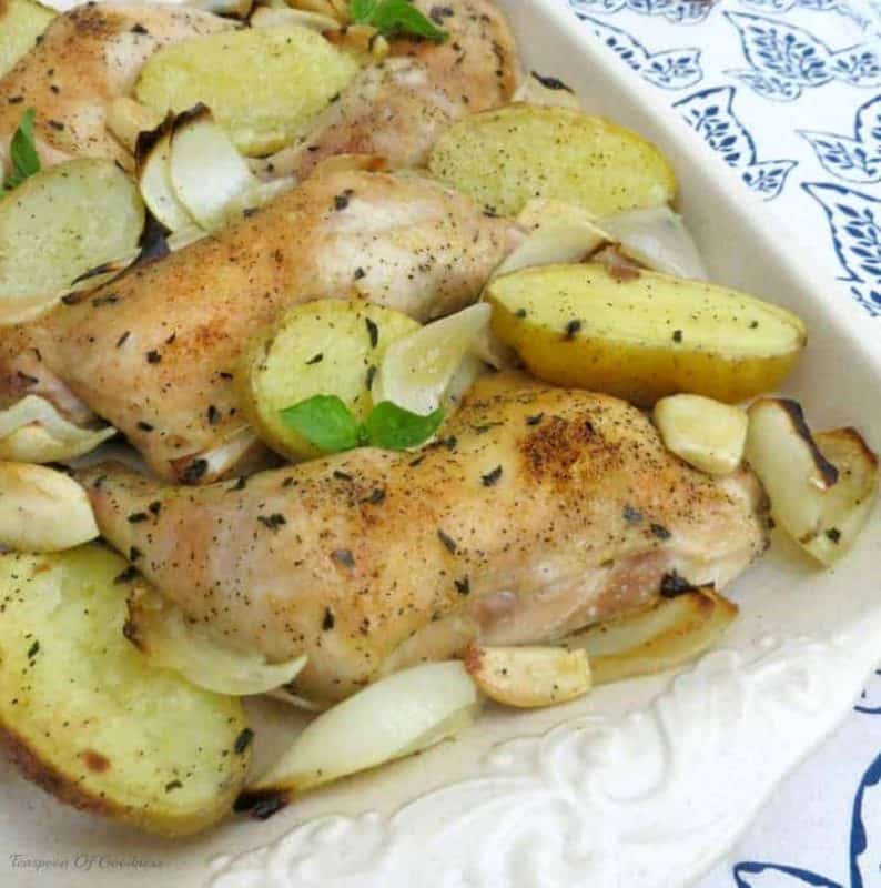 One Pan Baked Chicken Recipe