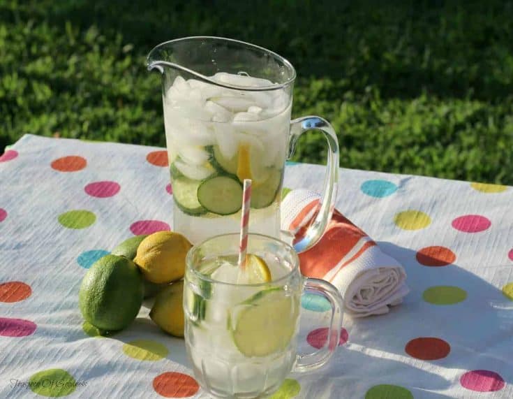 Infused waters are one of the easiest ways to make detox water. This easy recipe tastes great, works wonders to flush your body of toxins and adds several health benefits.