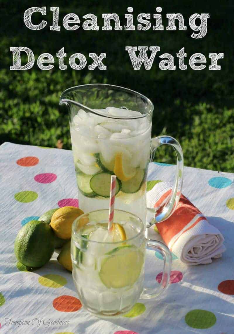 Detox water outlet lemon and lime