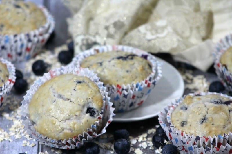 Muffin recipes are a favorite for simple breakfasts on the go, and these Blueberry Oat Muffins are a delicious choice that everyone will enjoy. - Teaspoon of Goodness