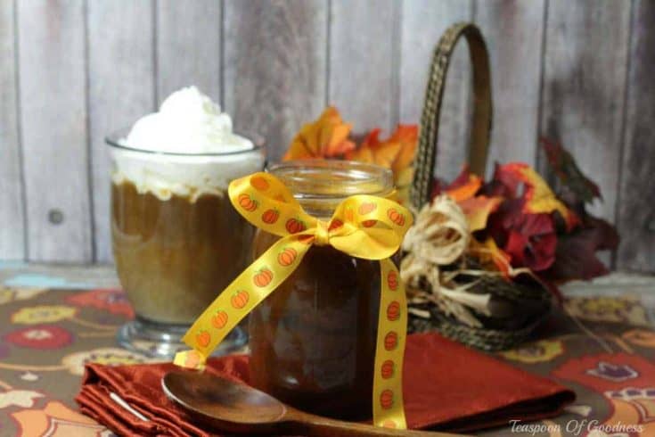 Pumpkin Spice Syrup - Teaspoon Of Goodness