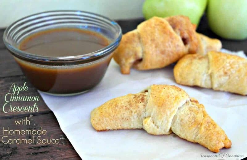 Apple Cinnamon Crescent Rolls - Teaspoon Of Goodness