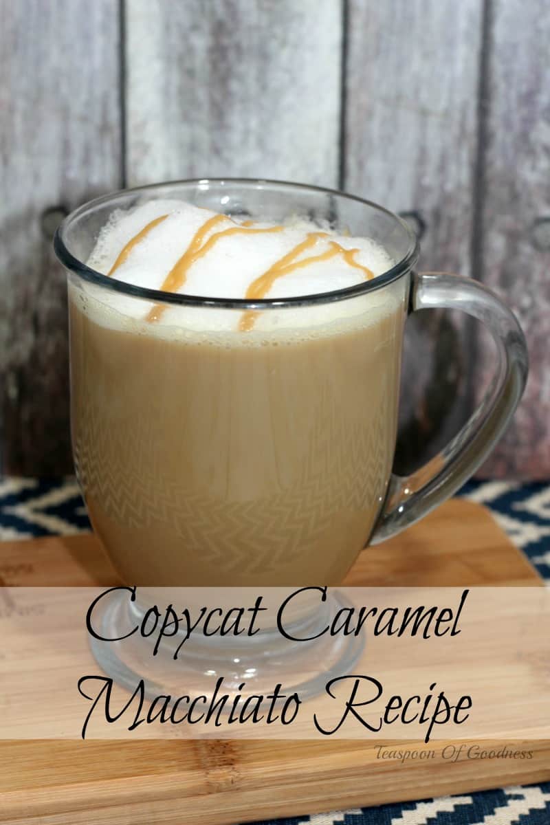 caramel macchiato starbucks recipe