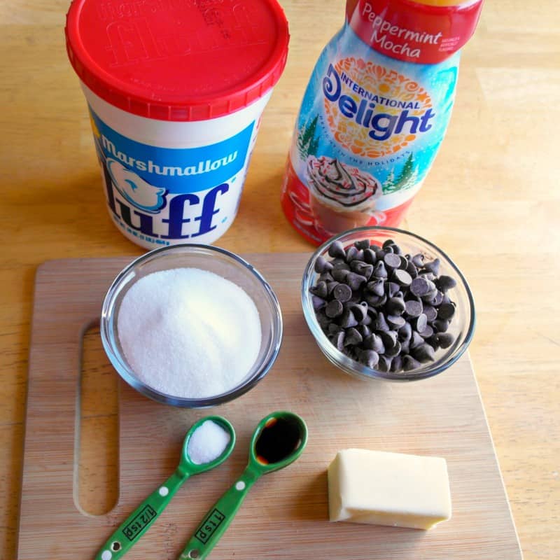 Peppermint Mocha Fudge