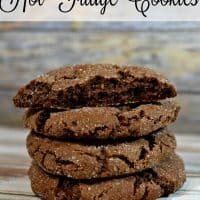 For all the chocolate lovers out there, these Hot Fudge Homemade Cookies are an amazing choice for a bedtime snack with a warm glass of milk. - Teaspoon Of Goodness