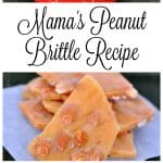 This unique recipe is my moms, and is the best peanut brittle recipe you will ever make. - Teaspoon Of Goodness
