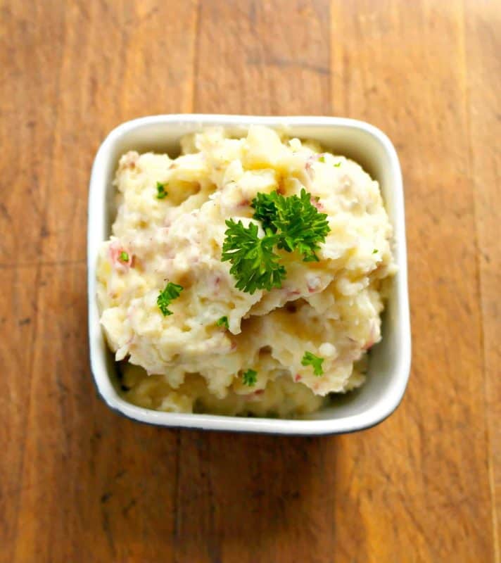 There is truly nothing in the world as delicious and comforting as these Slow Cooker Mashed Potatoes. If you have a busy schedule, being able to make them in your slow cooker is a perfect choice. - Teaspoon Of Goodness