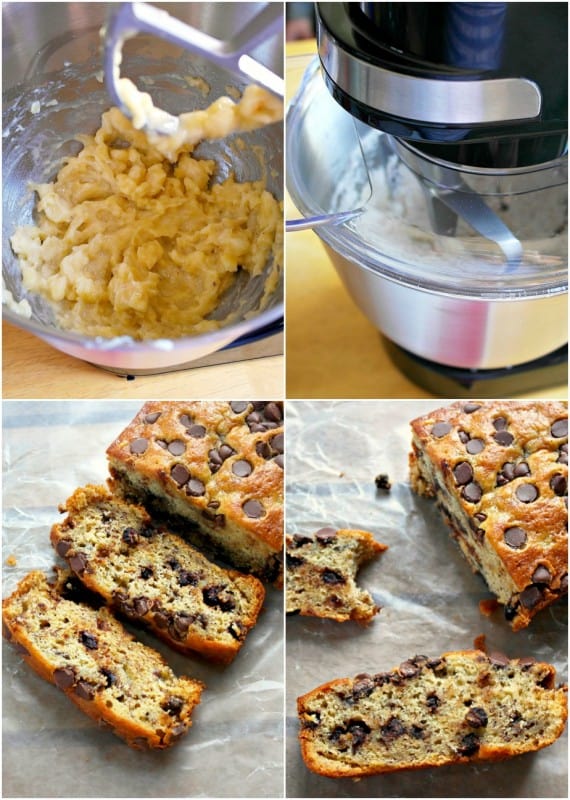 Sweetened with ripe bananas, this Chocolate Chip Banana Bread is a favorite for many who love using budget friendly ingredients to make special treats for their family. - Teaspoon Of Goodness